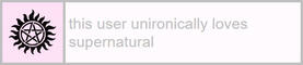 This user ironically loves Supernatural