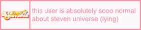 This user is sooo normal about Steven Universe