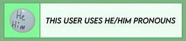 This user uses he/him pronouns